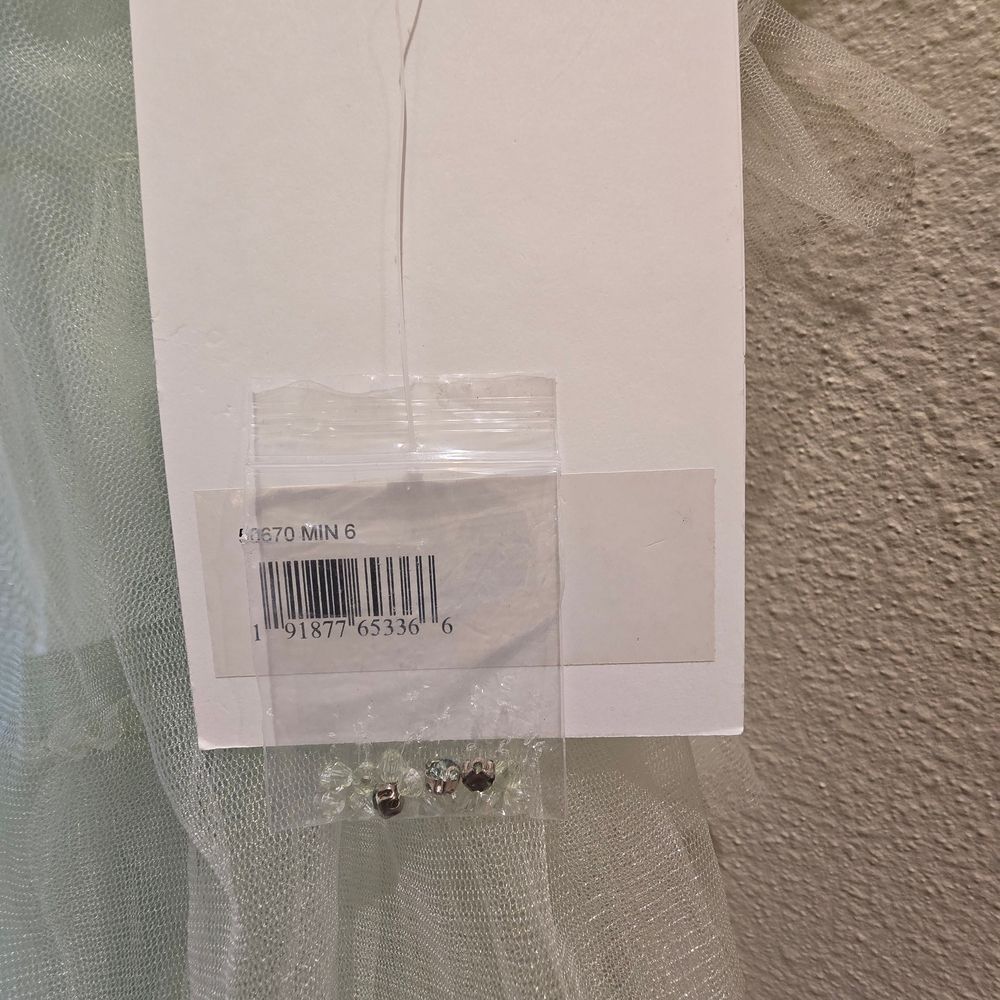 NWT Mac Duggal Mint Green Ruffle Maxi Dress Sz 6 - Picture 6 of 8